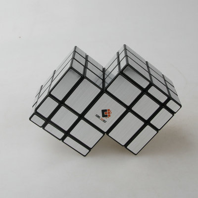 梯色 二连三镜面魔方 镜面2连体魔方 Mirror Siamese Cube 黑色