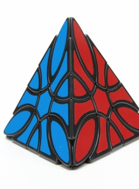 蓝蓝 三叶草金字塔魔方 Clove  Pyraminx Cube 三角形异形魔方
