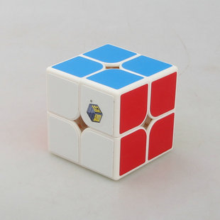 特价清仓 裕鑫白麒麟 二阶魔方 2x2 50mm 2阶魔方 益智玩具