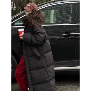 超长款羽绒棉服女2025新款冬季超厚保暖大码棉袄高级感韩系棉衣潮