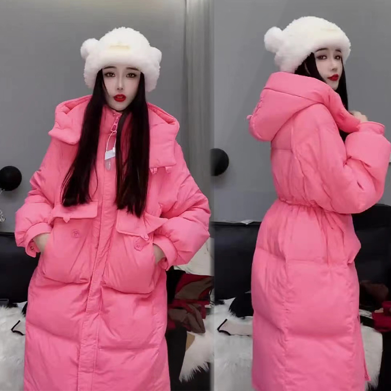 羽绒棉长款韩版宽松百搭棉服加厚