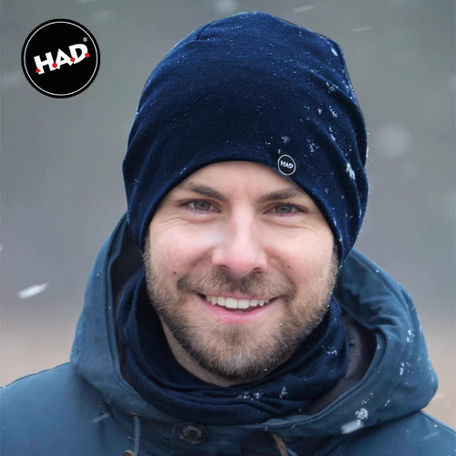 德国HAD羊毛帽美利奴秋冬户外登山保暖防风男女运动防寒滑雪帽子