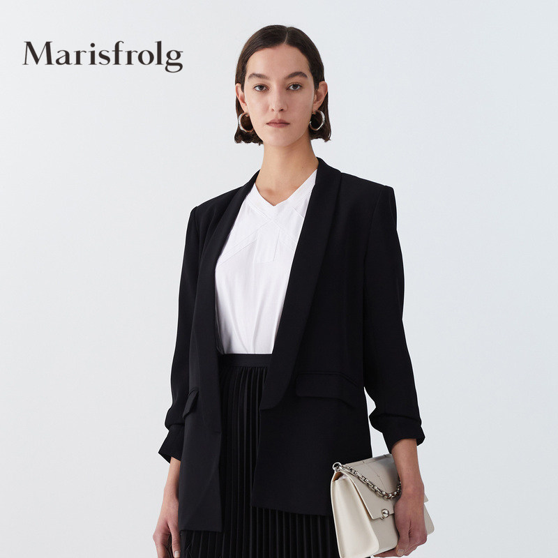 marisfrolg夏季新款黑色小西装图片