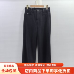 CK3727冬装 单裤 2025女新款 休闲高腰松紧腰加厚保暖直筒裤 时尚 DDF