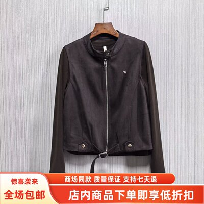 GQ-85005秋装2026女新款时尚拉链麂皮绒马甲长袖针织打底衫两件套