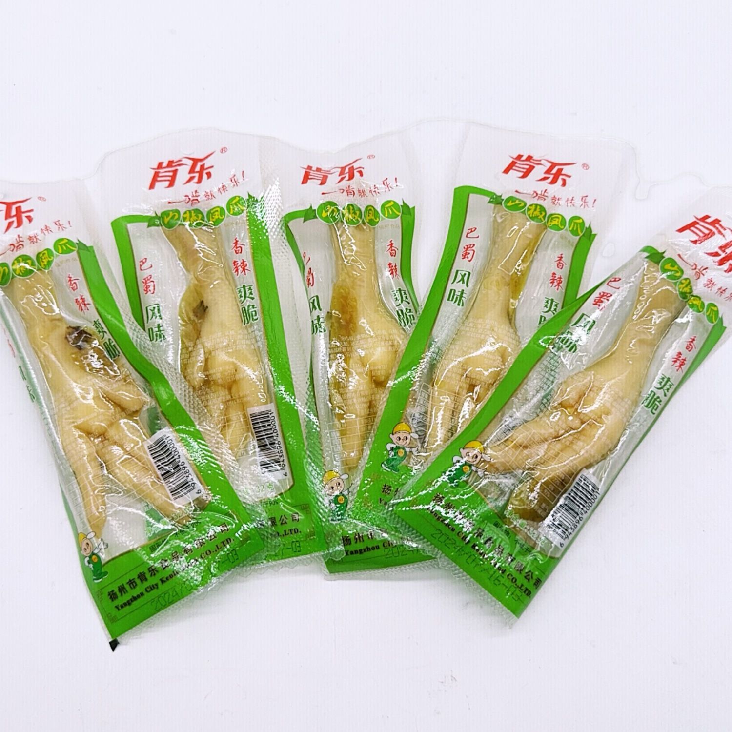 肯乐32克单爪泡椒凤爪小包装一整箱重庆风味产地扬州休闲