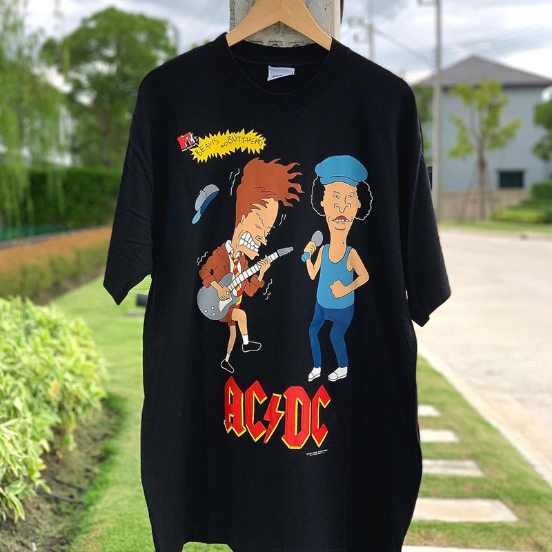 Beavis and Butt-head瘪四与大头蛋欧美高街男女情侣款短袖T恤潮