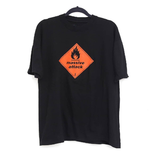 Massive Attack大举进攻乐队欧美潮牌230G重磅短袖小领口纯棉T恤