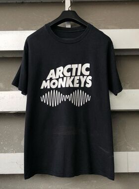 Arctic Monkeys北极猴子摇滚乐队潮流字母短袖男女美式街头Tee恤