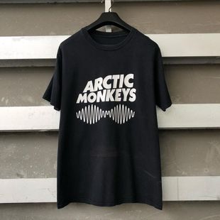 Arctic Monkeys北极猴子摇滚乐队潮流字母短袖男女美式街头Tee恤