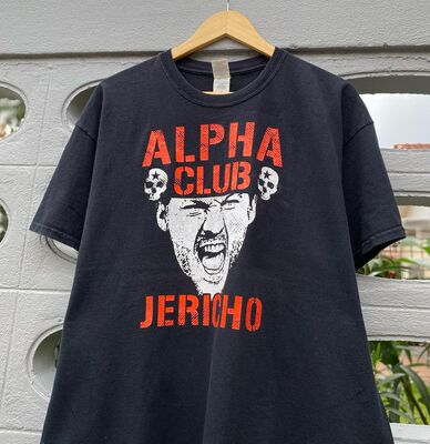 AEW摔角手Chris Jericho克里斯杰里科T恤高街嘻哈摔跤男女短袖潮