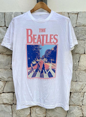 The Beatles甲壳虫披头士摇滚乐队hiphop炸街摇滚朋克短袖男女T恤