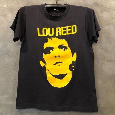 Lou Reed娄里德简约短袖地下丝绒乐队欧美街头潮牌男女宽松Tee恤