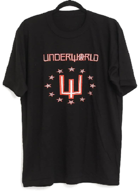underworld乐队Cityboy小众设计印花短袖OS风重磅棉古着男女T恤