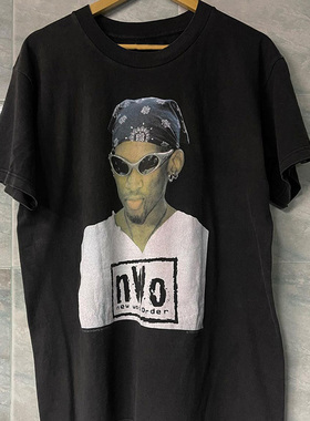 Dennis Rodman罗德曼美式复古短袖欧美街头嘻哈ins超火潮流T恤男