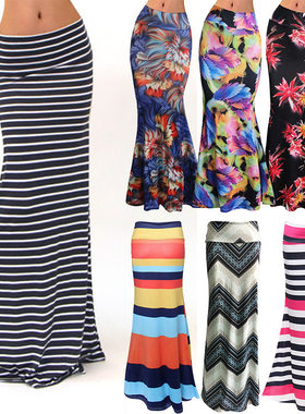 Summer high waist package hip skirt ladies long skirts包臀裙