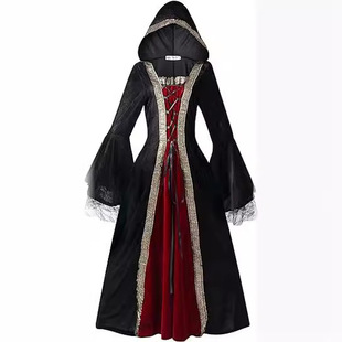 2024款女中世纪文艺复兴大码扮演连衣裙Medieval dress for wome