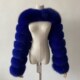 coat 外贸欧美超短皮草披肩上衣外套女 women shawl top fur crop