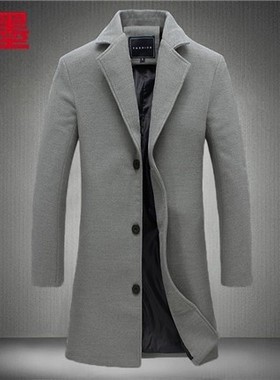 Autumn long Jackets winter Jacket Men for Trench Coat Mens