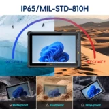 Защищенный планшетный ПК с диагональю 10,1 дюйма, Windows 11 Pro, промышленный ПК