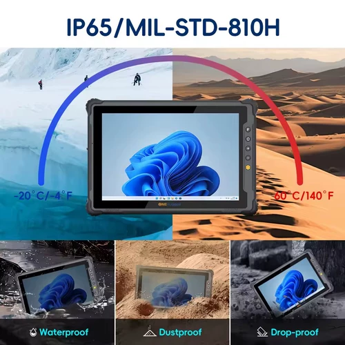 Защищенный планшетный ПК с диагональю 10,1 дюйма, Windows 11 Pro, промышленный ПК