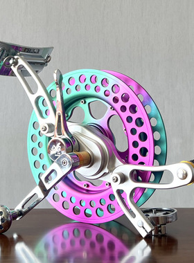 25年新款筝友A9三档变速风筝轮折叠加强版大型高档专业级风筝轮盘