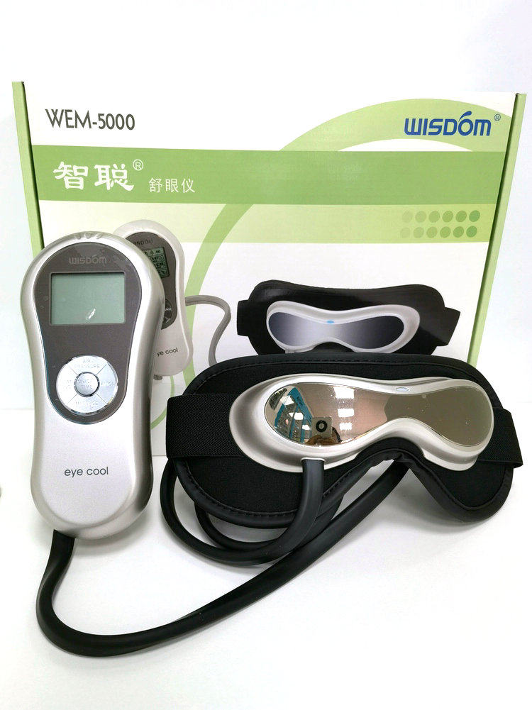 WEM-5000 ZHICONG 열 공압 눈 진정 장치 눈 보호 장치는 시각적 피로를 완화합니다 무료 배송 뜨거운 압축 마사지 장치