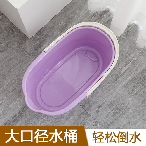 长方形洗胶棉拖把桶家用加厚大水桶大容量塑料桶手提蓄储挤水桶