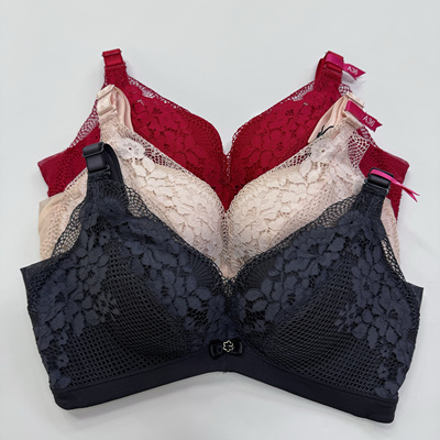 代*购某分百感觉无钢圈上托聚拢文胸内衣小胸平胸加厚A杯1395清仓