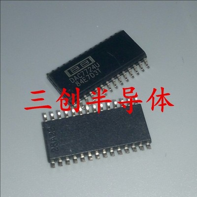 IC集成电路DAC7724U 贴片SOP28 12位数模转换器四通道 现货可直拍