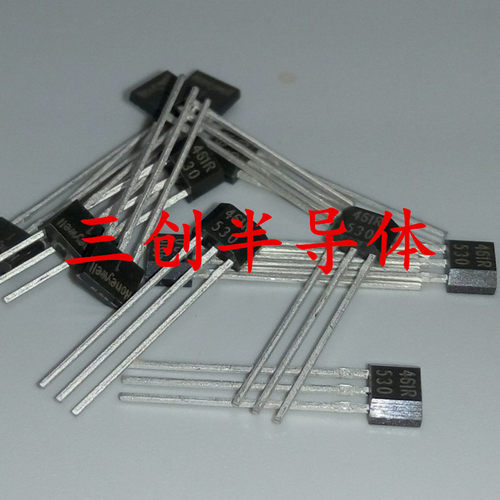 霍尔元件SS461R双极自锁型霍尔电路 开关量输出数字开关 461R 5个