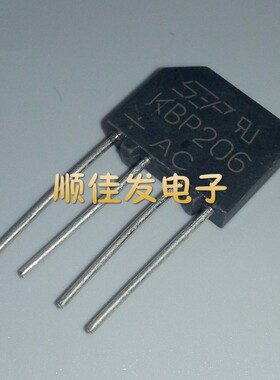 KBP206 扁桥 2A600V DIP-4 KBP-4 SEP全新 整流桥堆 10个
