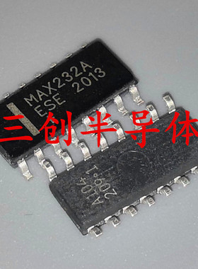 全新MAX232AESE MAX232A SOP-16贴片 RS-232 收发器IC芯片 10个