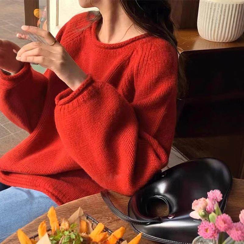 100%纯山羊绒毛衣女2025秋冬新款加厚宽松大码显瘦套头针织打底衫,女装/女士精品,羊绒衫,淘宝优惠券,粉丝福利购,淘宝优惠卷