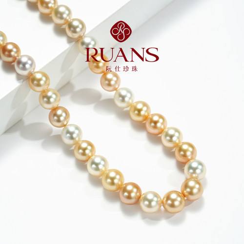 RUANS/阮仕【超级首饰返场】麒麟11-13MM天然海水南洋金珠项链
