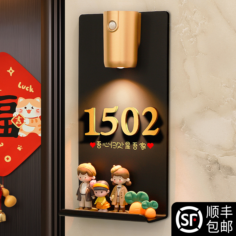 2025年新款玩偶门牌号支持定制