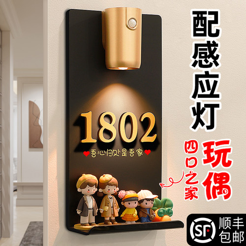 2025年新款玩偶门牌号支持定制