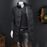 2025冬季男士立领中长款白鸭绒羽绒服1001-P280假模长期有货，男装羽绒服，钱塘6023