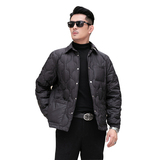 2025冬季新款男士90白鹅绒羽绒服鹅绒8891-P325有视频米白，男装羽绒服，钱塘6023