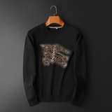 22春季新款罗圈棉男士烫钻圆领套头卫衣大货长期款V17-P1252，男装卫衣，钱塘6023