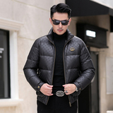 2025冬季新款男士立领90白鸭绒羽绒服8897-P280有视频绒有，男装羽绒服，钱塘6023