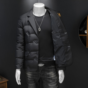 2025冬季新款超柔面料西装羽绒服90白鸭绒 9825-P255 假模图片