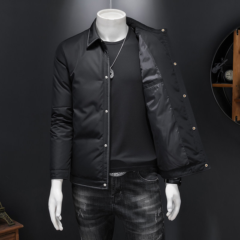 2024冬季新款商务男士90白鸭绒羽绒服8892-P260有视频假模,男装羽绒服,钱塘6023