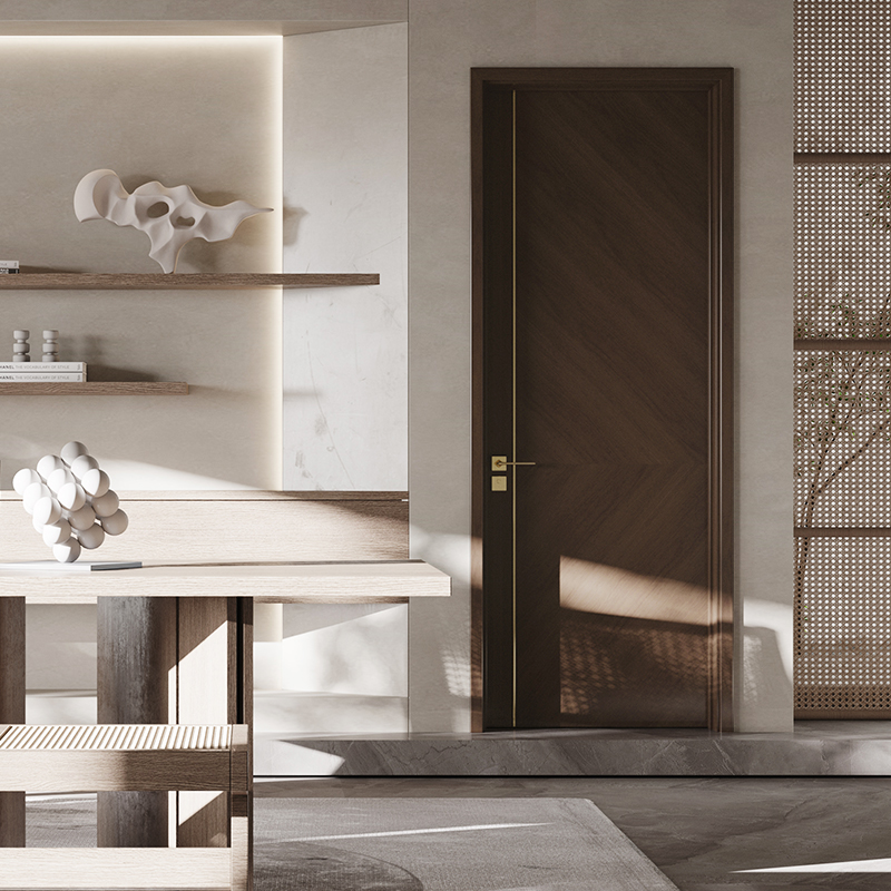 梦天木作轻奢简约水漆定制房间门