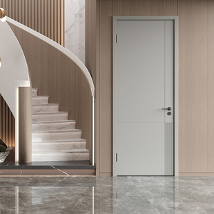 梦天木作 卧室门定制木门室内门静音室内实木复合门房间门2P11