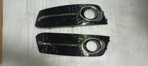 适用于奥迪A4L B8改装蜂窝雾灯框蜂窝前脸RS4中网雾灯格栅雾灯罩