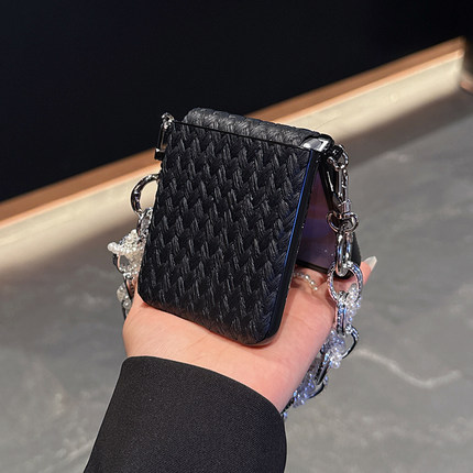 适用三星zflip6/7手机壳摩托罗拉折叠屏华为pocket2高级nova小米mix荣耀magicVflip2手链OPPOfindN3全包xflip