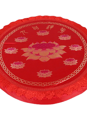 绣花蒲团坐垫冥想圆形海绵跪垫