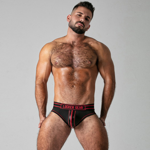 双丁内裤 立体囊袋网眼性感拉链提臀低腰男士 LK0621 GEAR LOCKER