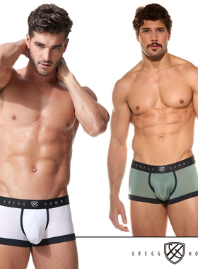 GREGG HOMME 分仓立体囊袋男士平角内裤152705 低腰柔软顺滑透薄